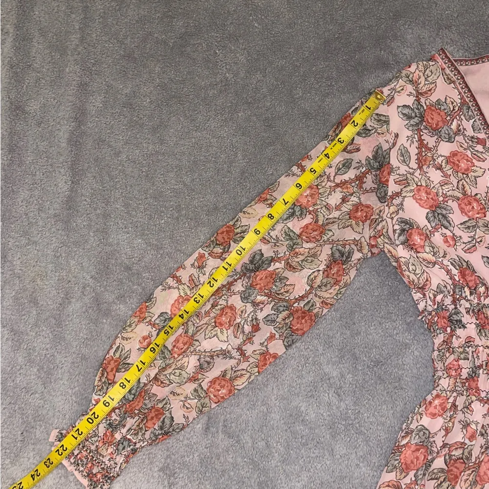 MAX STUDIO long sleeve floral dress size small - Image 7