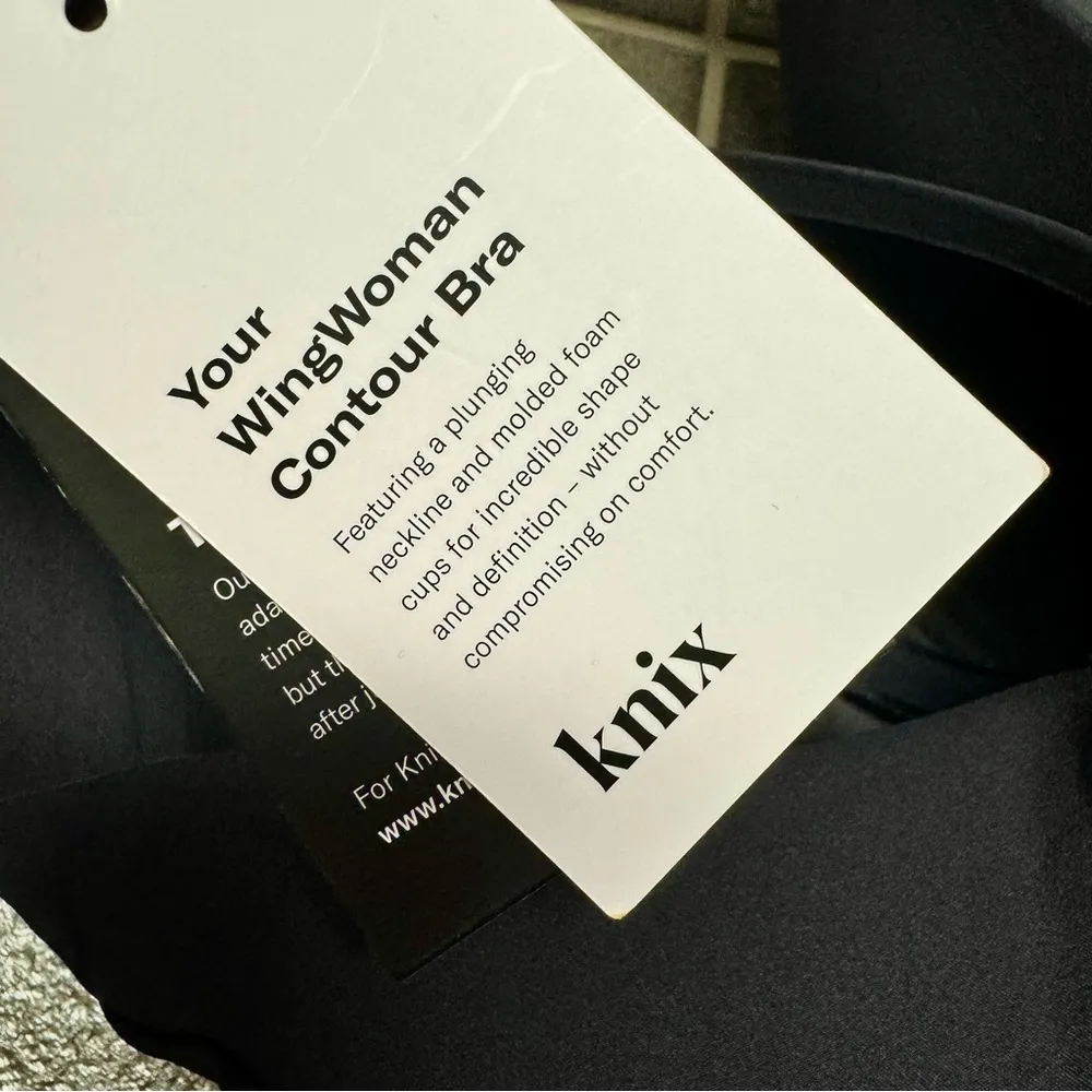 NEW Knix WingWoman Contour Bra Black Original Sizing 8+ NWT Size undefined - Image 6