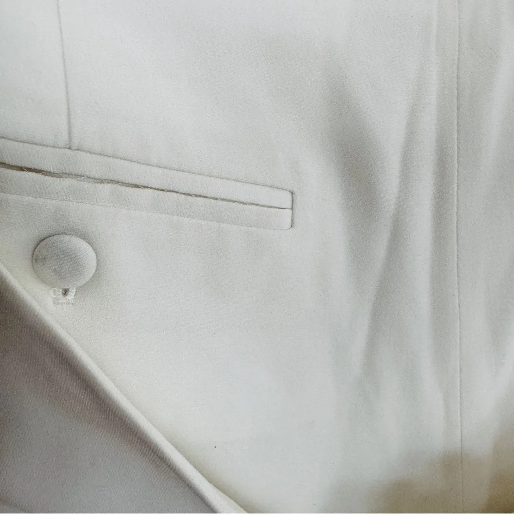 Alexander Wang off-white wide leg culottes with back buckle  EUC - Image 11