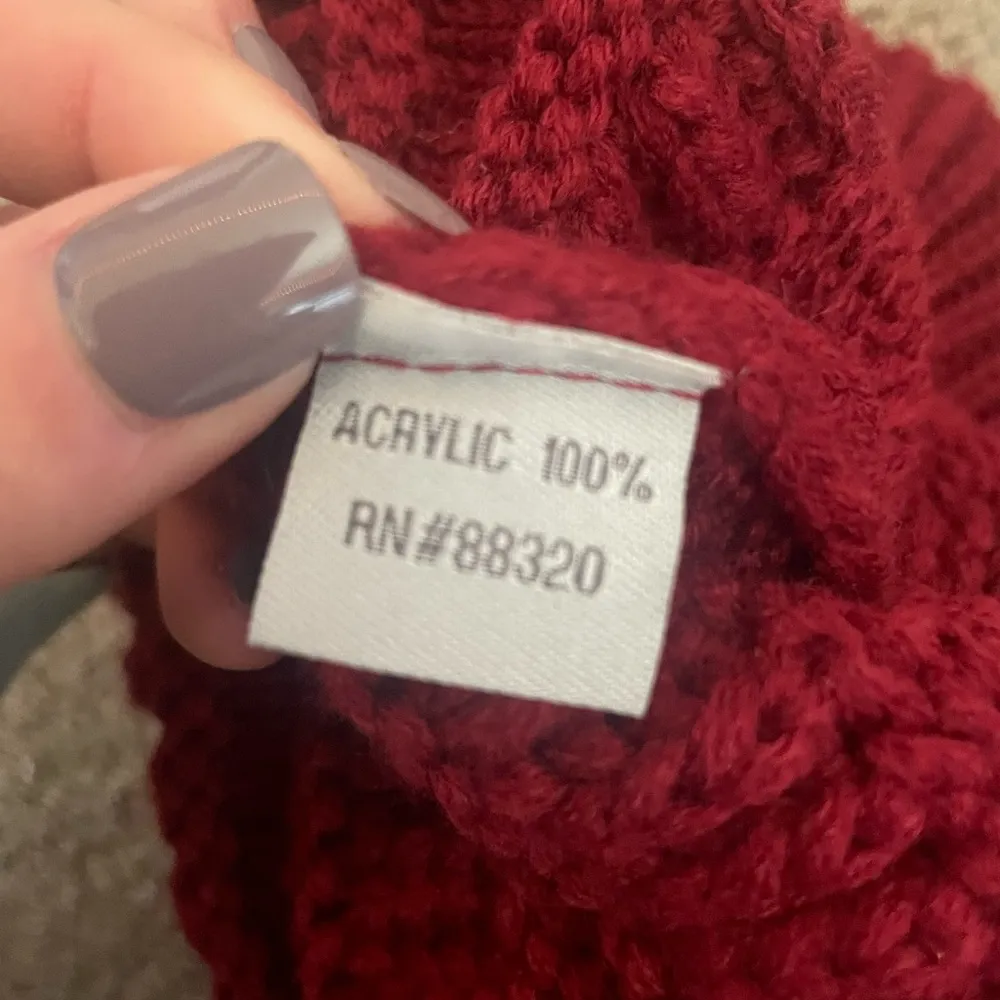 CC PomPom Faux Fur Puff Knit Beanie Hat - Image 6