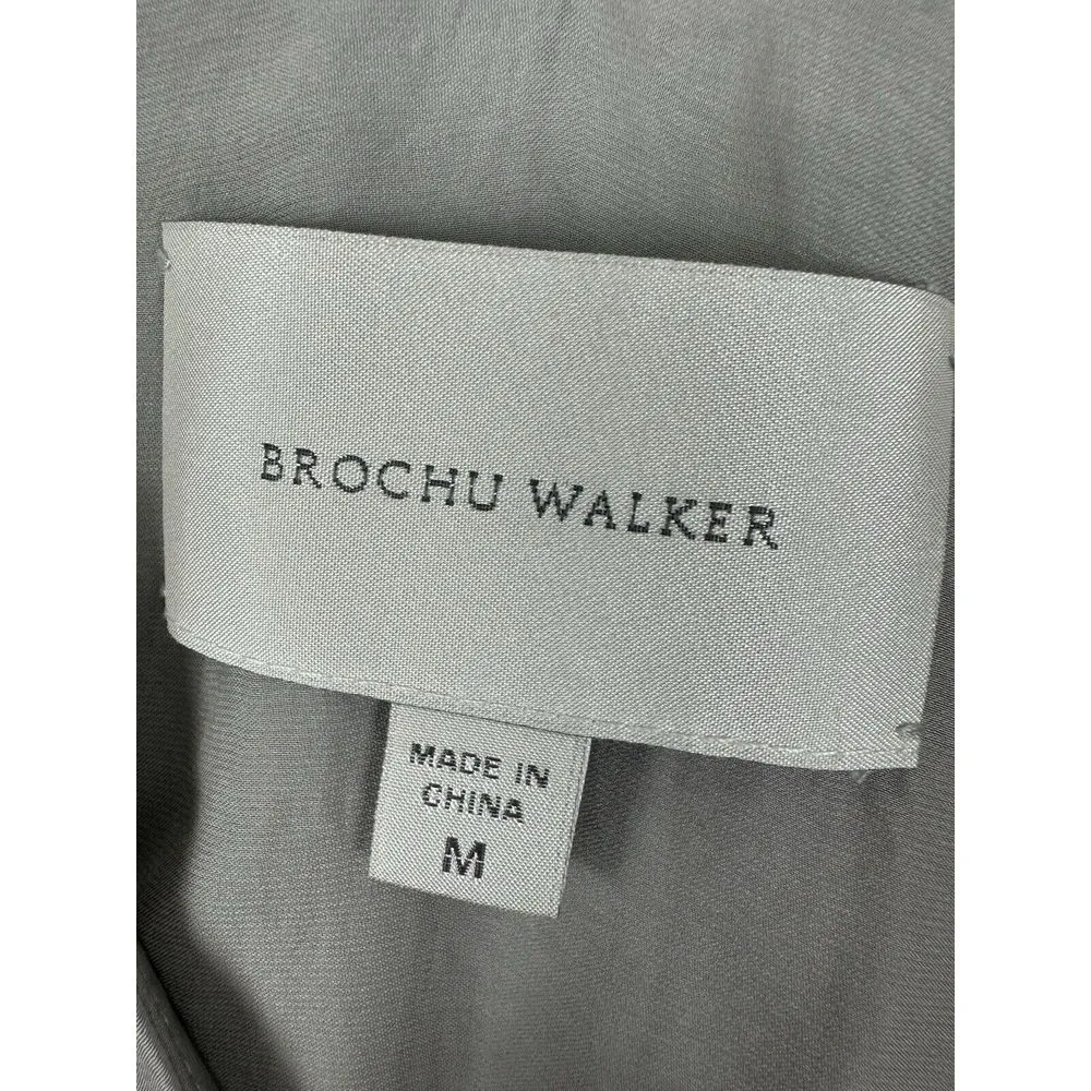 BROCHU WALKER Women's Gray Silver Asher‎ Camisole Adjustable Strap Size M - Image 4