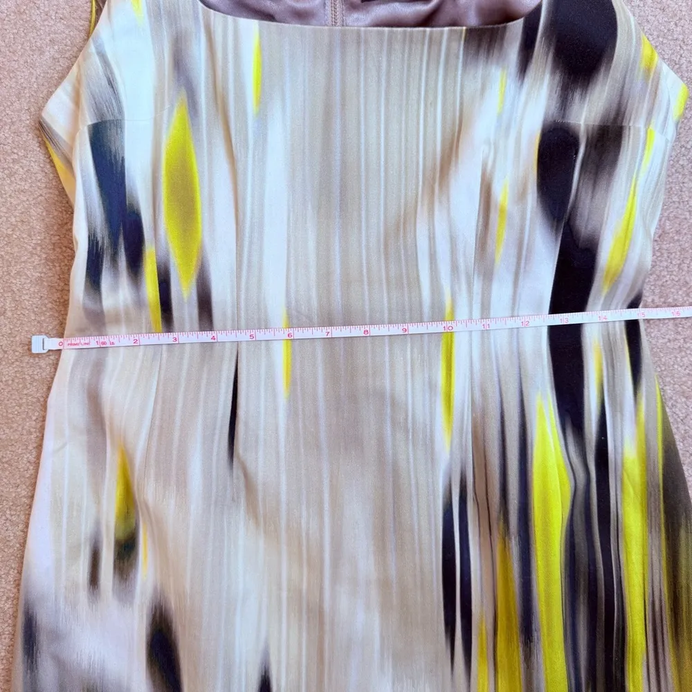 Elie Tahari Sleeveless Watercolor Sheath Dress Womens 6 - Image 5