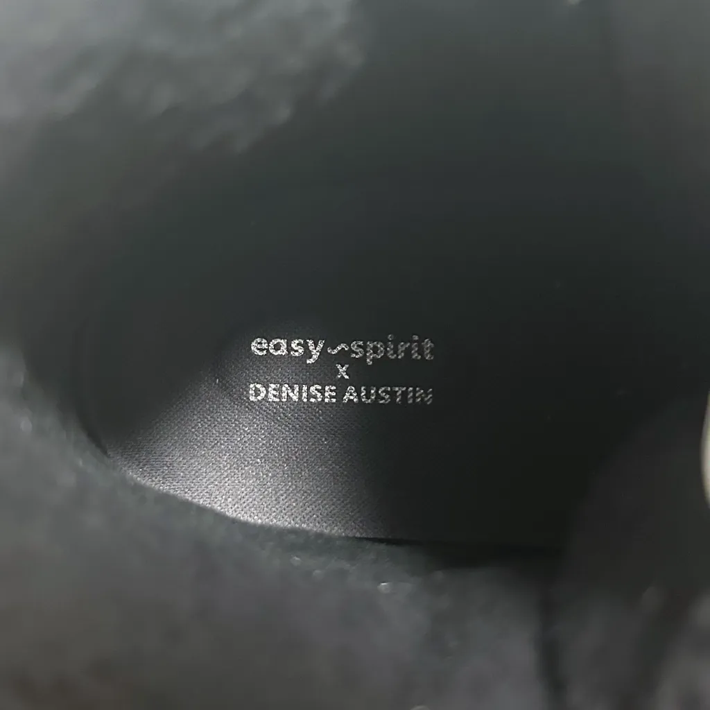 Easy Spirit Black Grey Marnie2 Faux Shearling Lined Ankle Boots NIB 7.5 Marnie 2 - Image 9