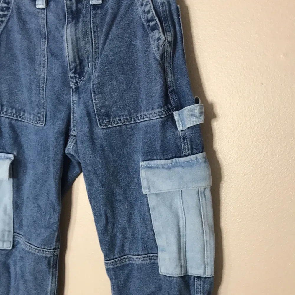 PacSun high rise carpenter 90s style colorblock jeans size 23 girly retro - Image 6