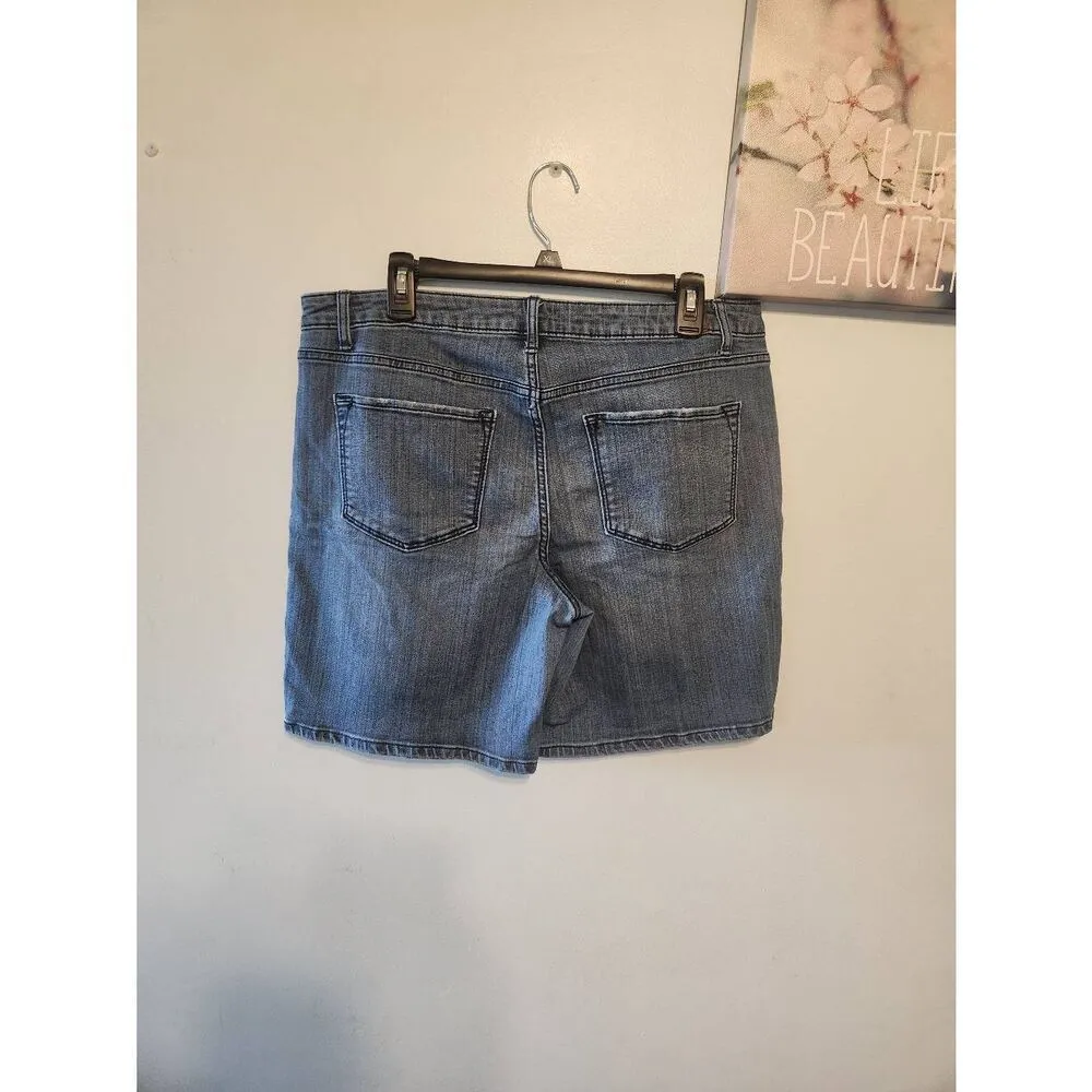 Simply Vera by Vera Wang Size 14 Mid Rise Jean Shorts - Image 4