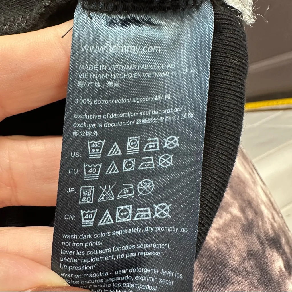 Tommy Hilfiger Black Tee with “Blame it on the Drink Package” Graphic XXL - Image 6