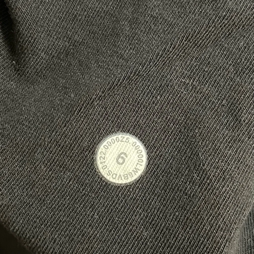 Lululemon Loungeful High Rise Wide Leg Fleece Crop in Black with Pockets Size 6 - Image 10