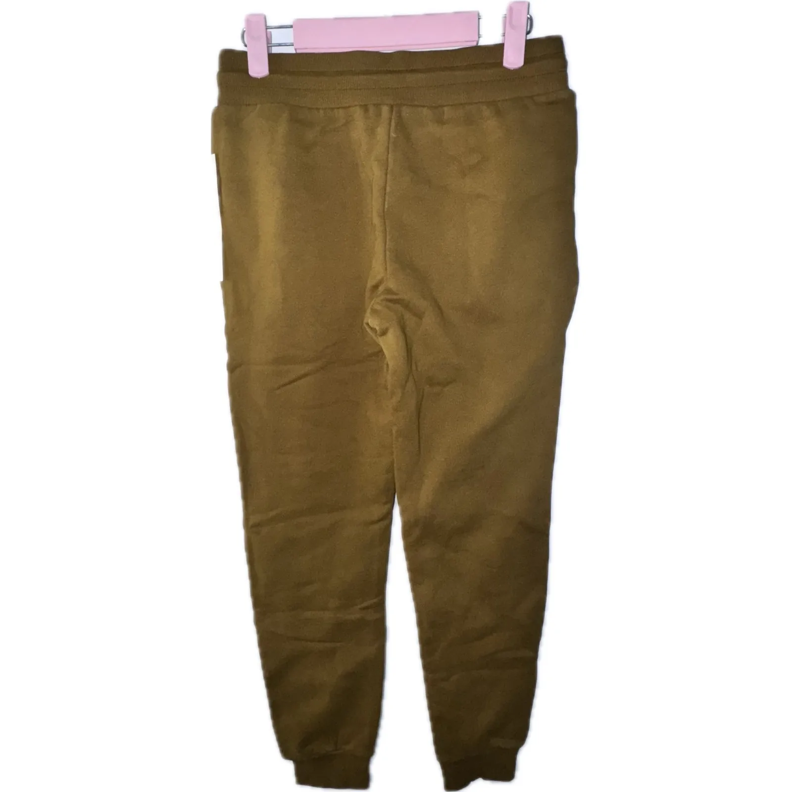 NWT Goodthreads Women's Fleece Jogger Sweatpants in Mustard Brown XS Yellow - Image 6