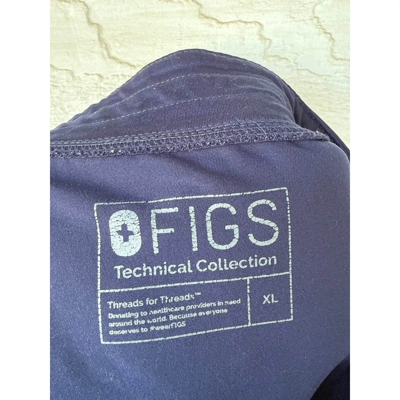 FIGS Technical Collection Navy Blue Zamora Jogger Scrub Pants Womens Size XL - Image 8