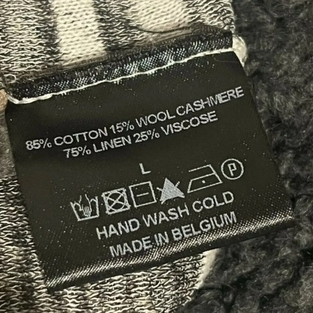 AF Vandevorst CASHMERE WOOL Dress linen LARGE Reversible beige NWT Tan - Image 14