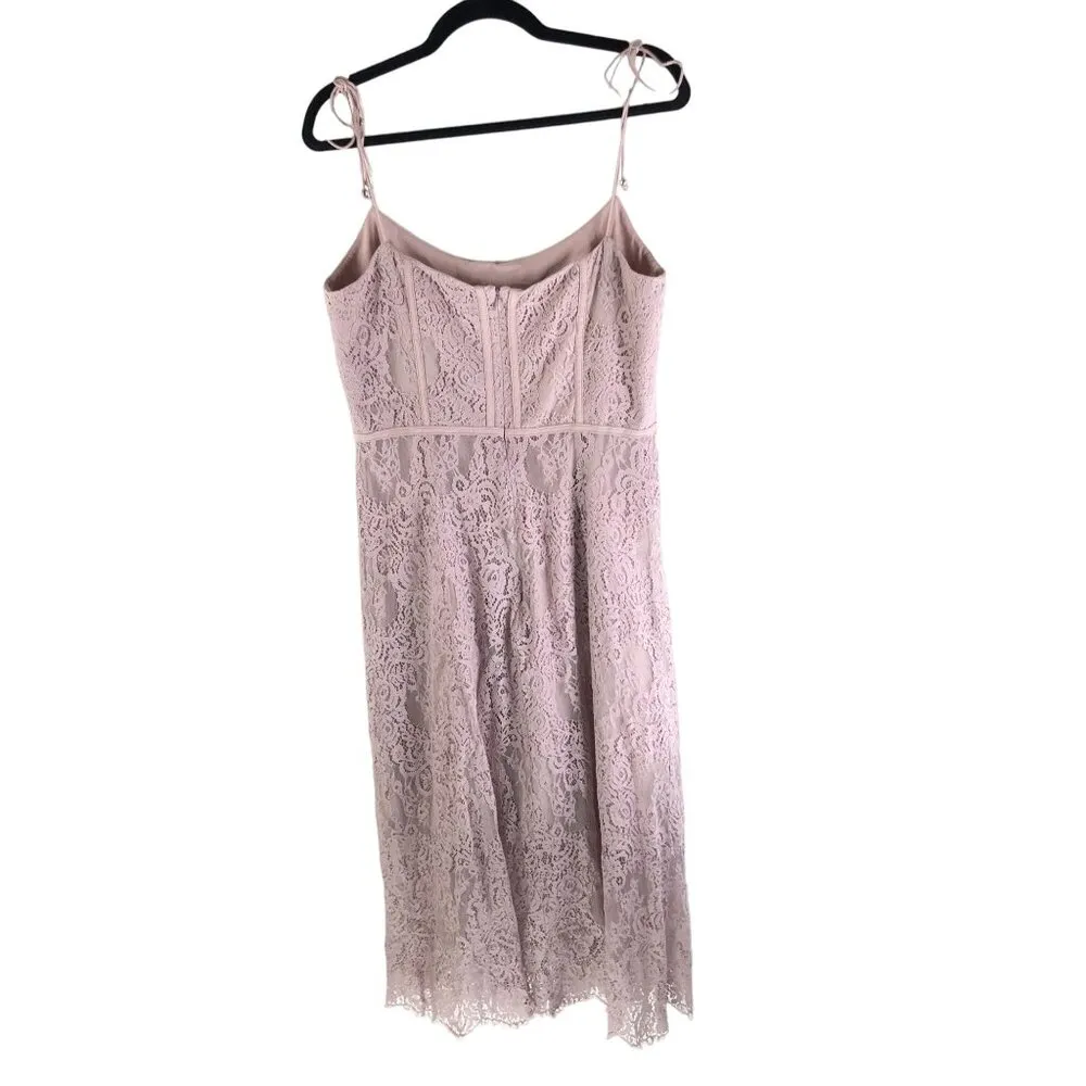 Keepsake Sense Dress Lace Overlay Sleeveless Pink Size 10 - Image 7