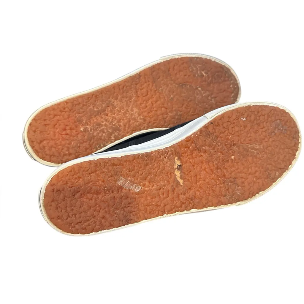 Superga Black Canvas Platform Sneakers Size 37 (6.5) - Image 6