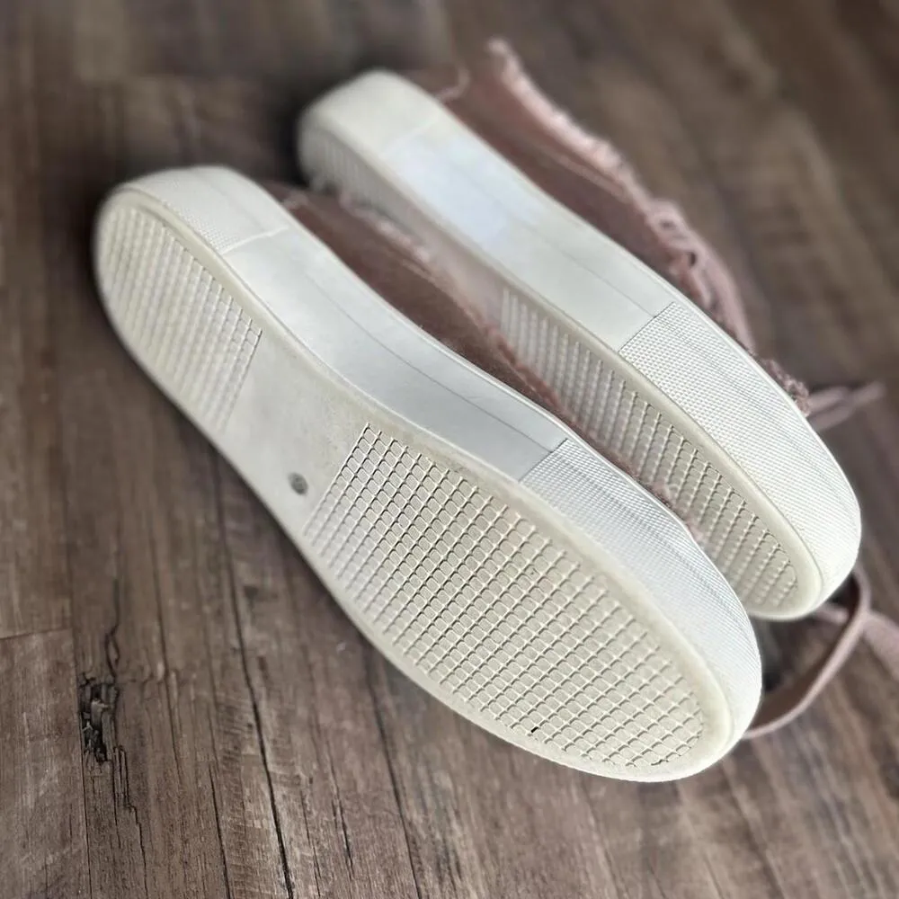 Steve Madden Women’s Satin Pink Greyla Style Sneakers Size 8 - Image 3