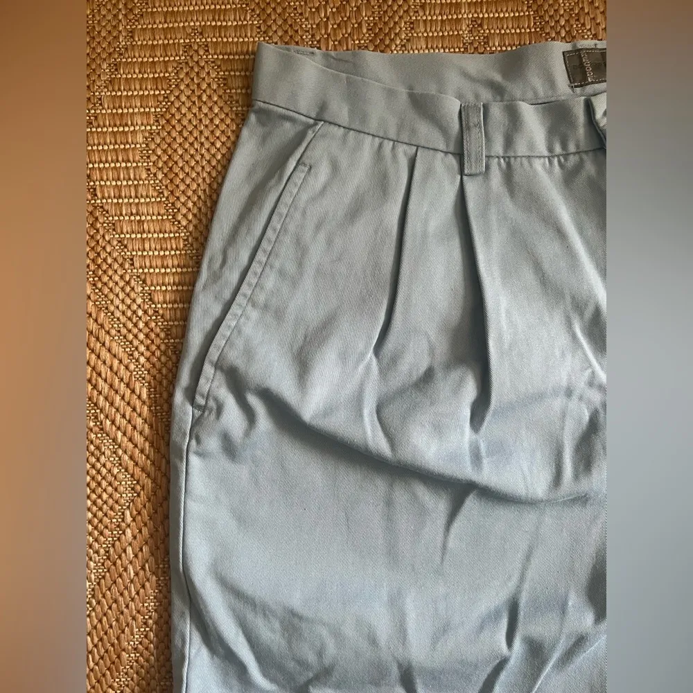 Docker's Women's Original Pleated Light Blue Recode Shorts,Size 12 - Image 5