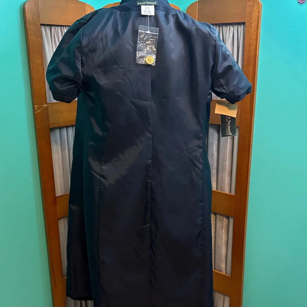 Harve Benard by Gerald holtzman  Dark Blue Double-Breasted Dress - Image 15