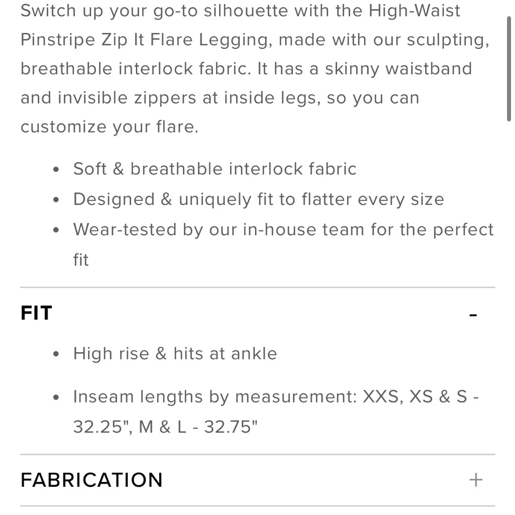 Alo Yoga High-Waist Pinstripe Zip It Flare Legging - Image 2