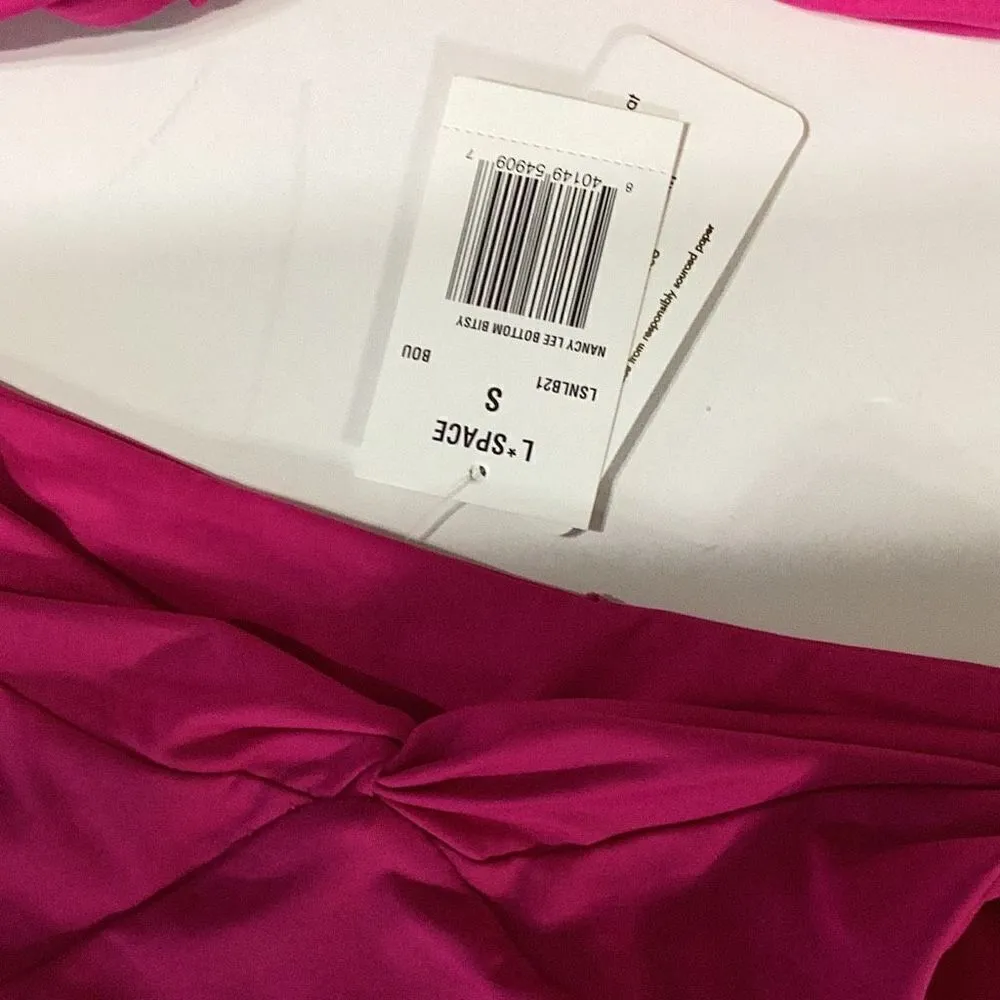 l*space New. L* Pink D-cup bikini set. D-cup/small. Retails $209 - Image 14