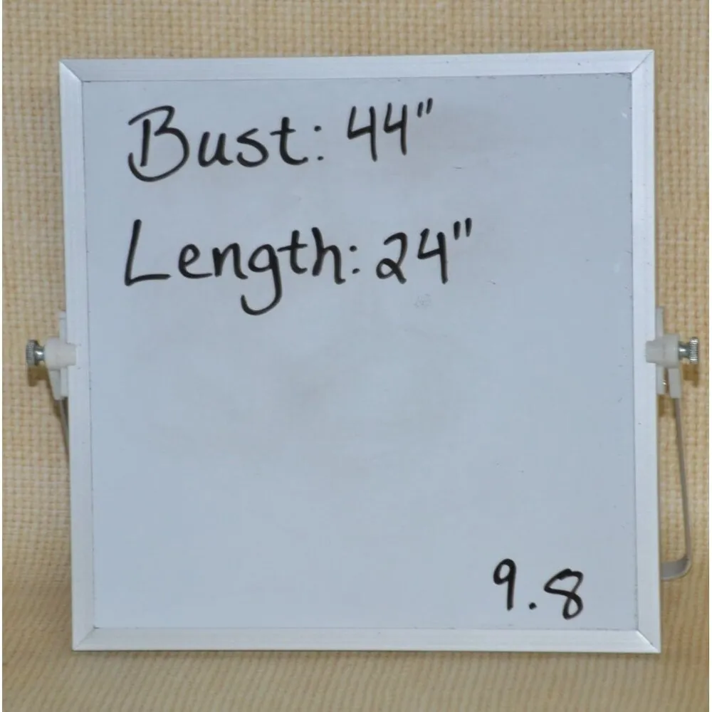 Vintage Denim Southwest Print Vest Rhinestone Accents USA Made Ladies L Western - Image 10