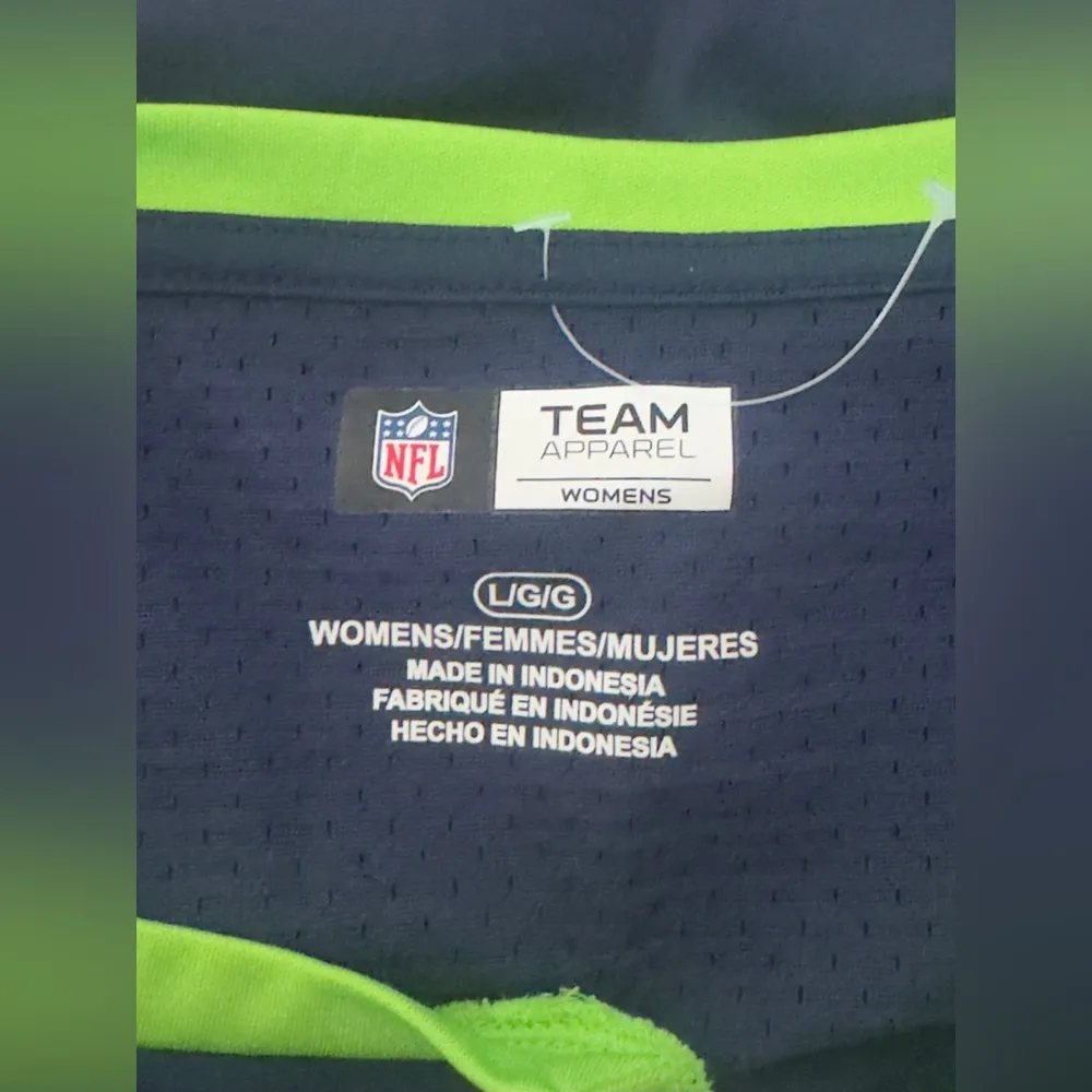 NFL Seattle Blue and Green Jersey - Image 6