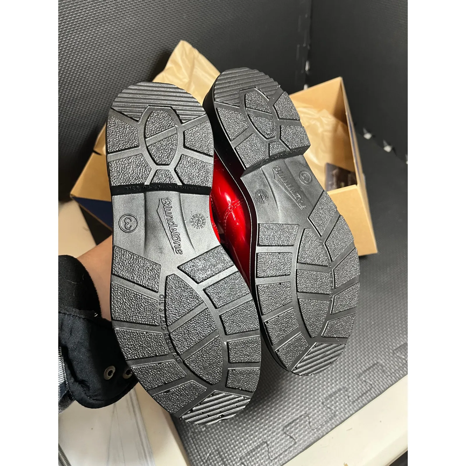 Blundstones Blundstone‎ 2253 Chelsea Boots Patent Leather Red UK/AUS 3 Womens 6 - Image 7