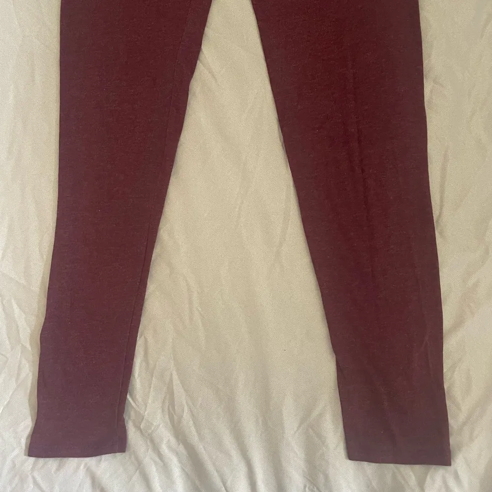 Victoria’s Secret (PINK) Red Maroon Leggings, Size S - Image 5