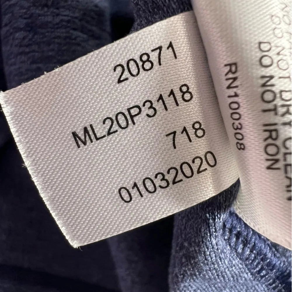 Magnolia Lane Tech Masters Golf 1/4 Zip Pullover Heathered Blue Size L - Image 6