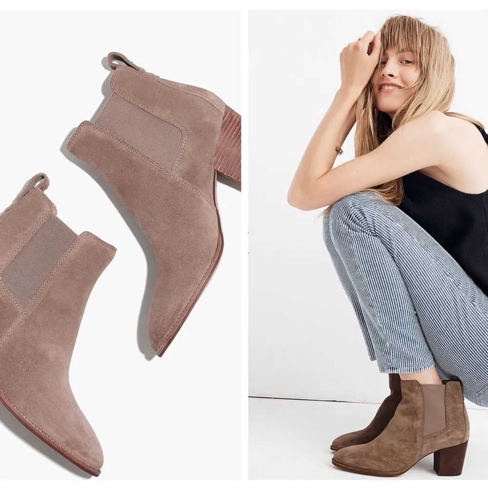Madewell The Regan boots in suede SZ 8 - Image 2
