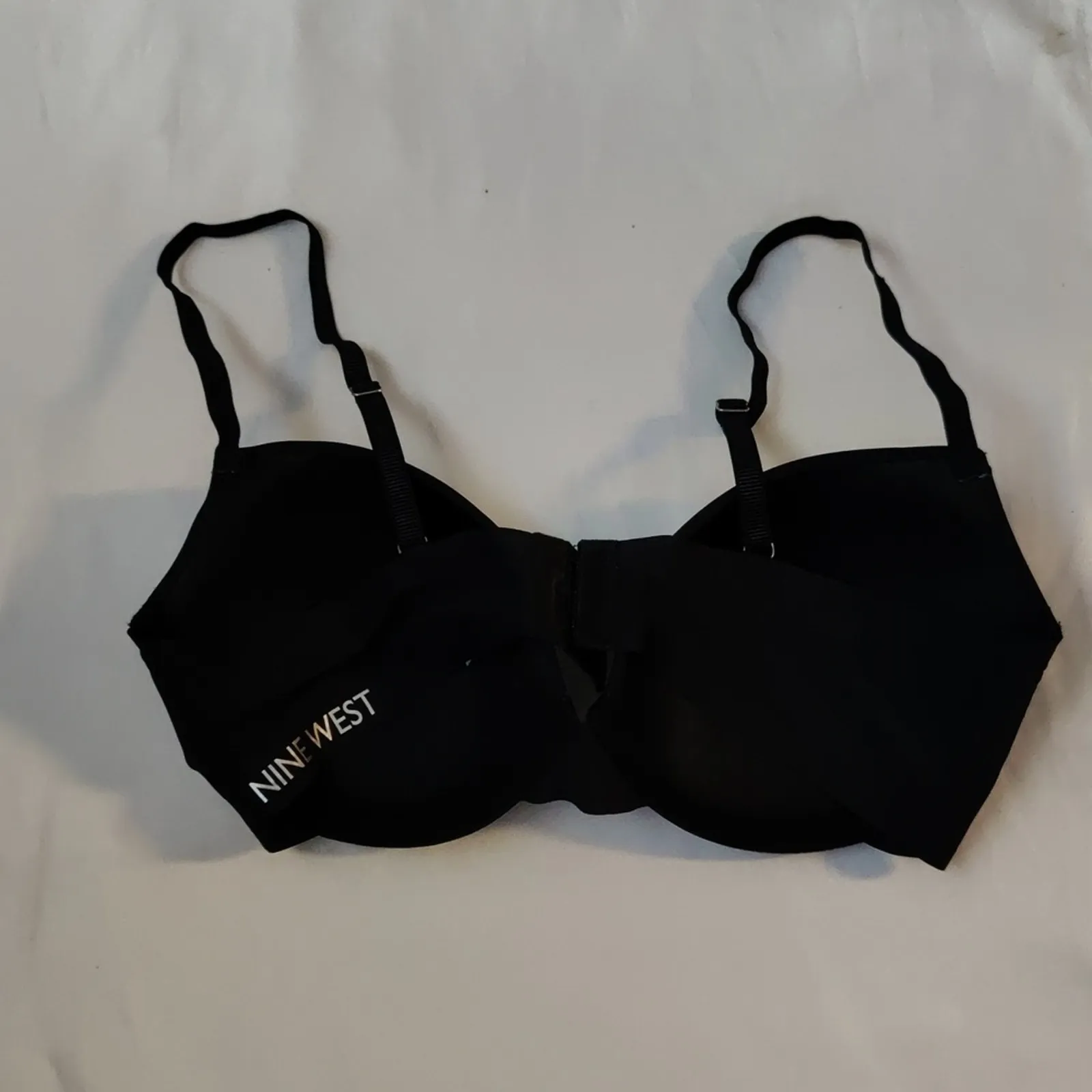 Nine West Black Bra Size 36C New Without Tag Coquette Girl Classic Goth Comfy - Image 2