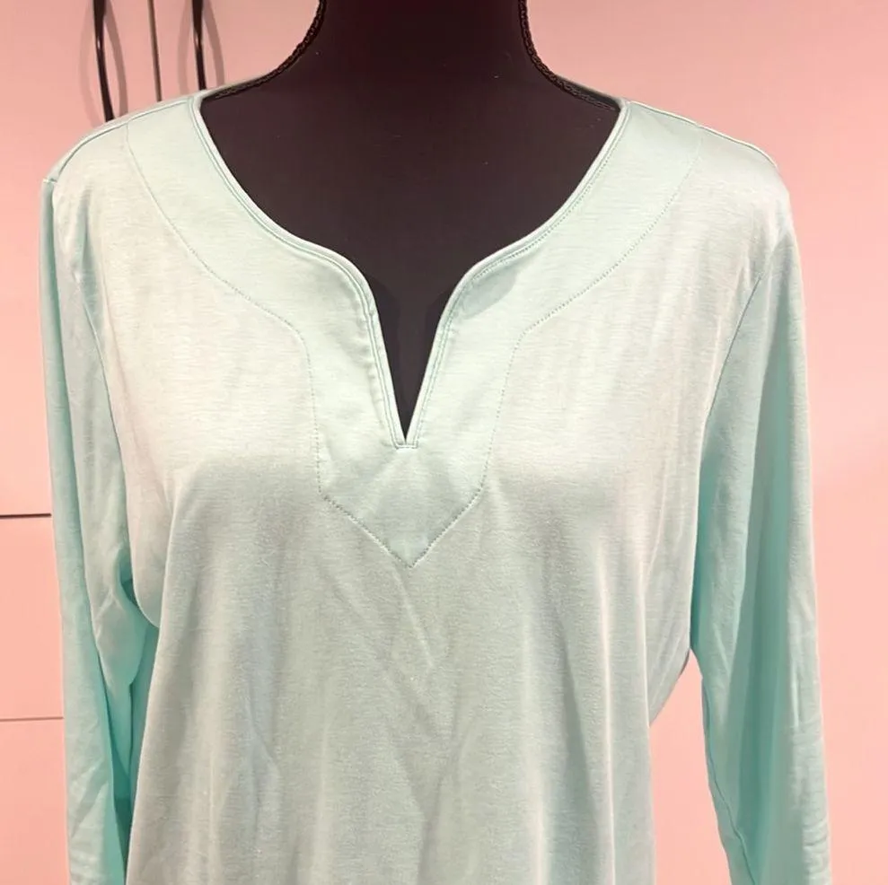 L.L.‎ Bean cotton long sleeve top  . Size XL - Image 2