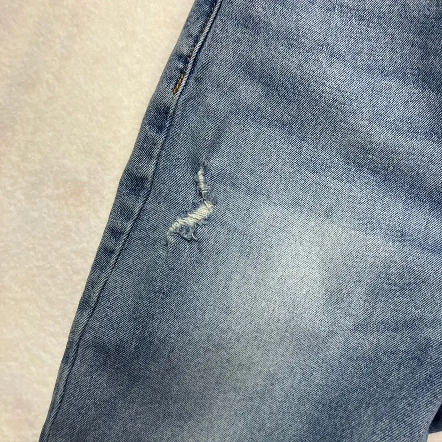 Kancan KC8410L Jeans Women's Size 5‎ 26 High Rise Distressed Frayed Hem Blue - Image 6