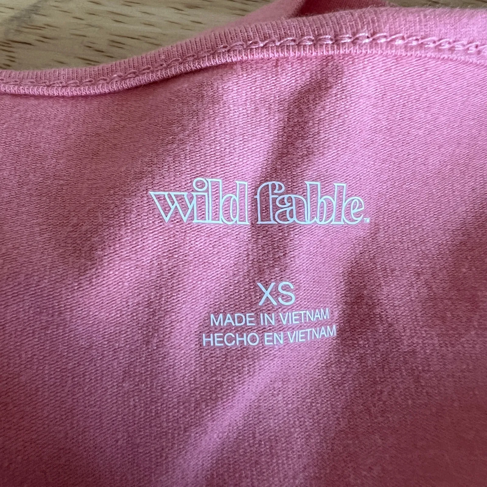 Wild Fable Women's Pink Bustier Cropped Tank Top - Size XS - NWT - Image 2