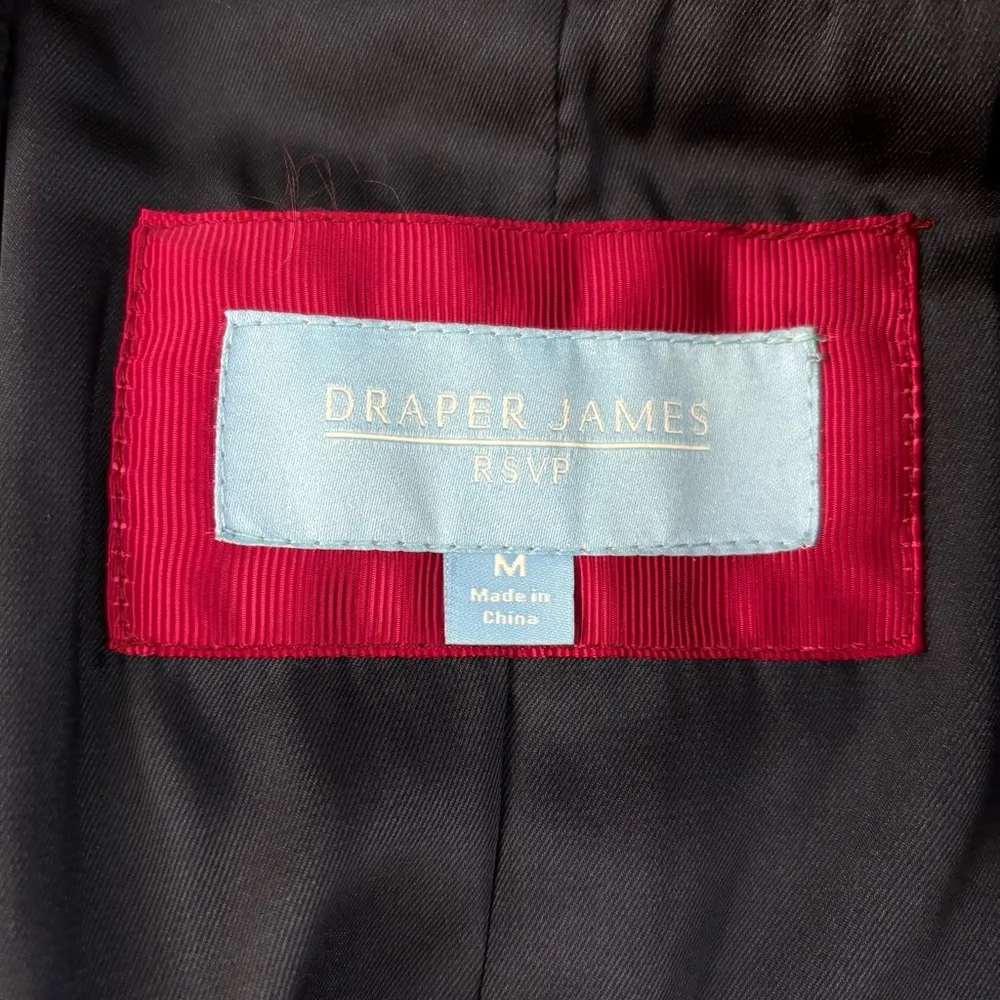 Draper James  RSVP Blazer Tweed Wool Metallic Plaid Preppy Office Women’s - Image 9