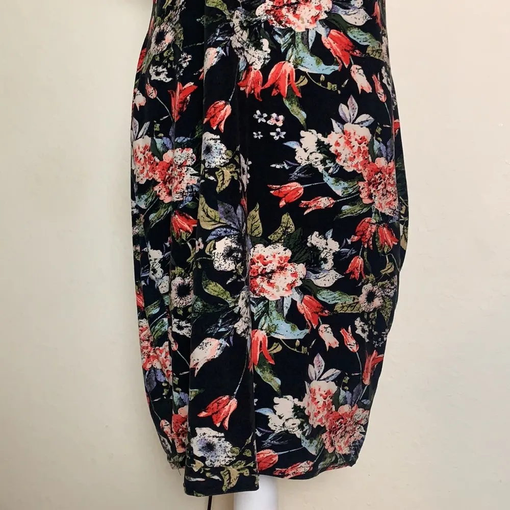 HOT KISS Floral Print Stretch Dress - Size 2X - Image 7