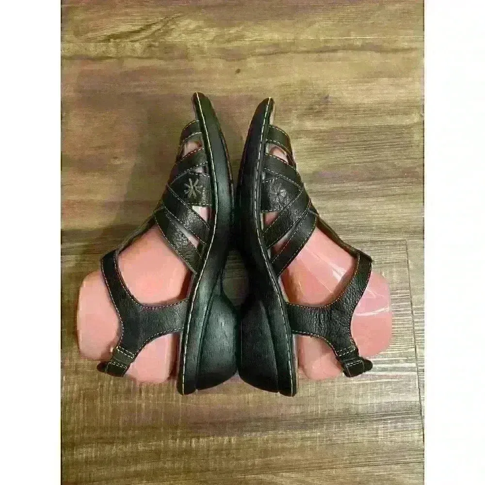 Montana Artesian‎ Crafted black sandals Sz 9 - Image 8