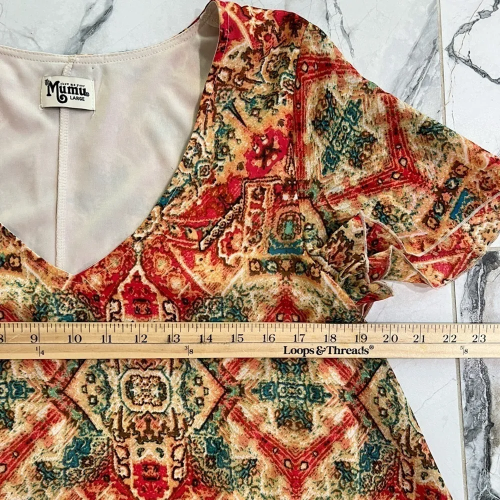 Show Me Your MuMu tunic swing top, colorful, excellent condition size L - Image 7