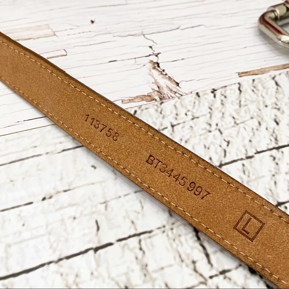 Fossil Genuine Leather Patchwork Belt L - Image 6