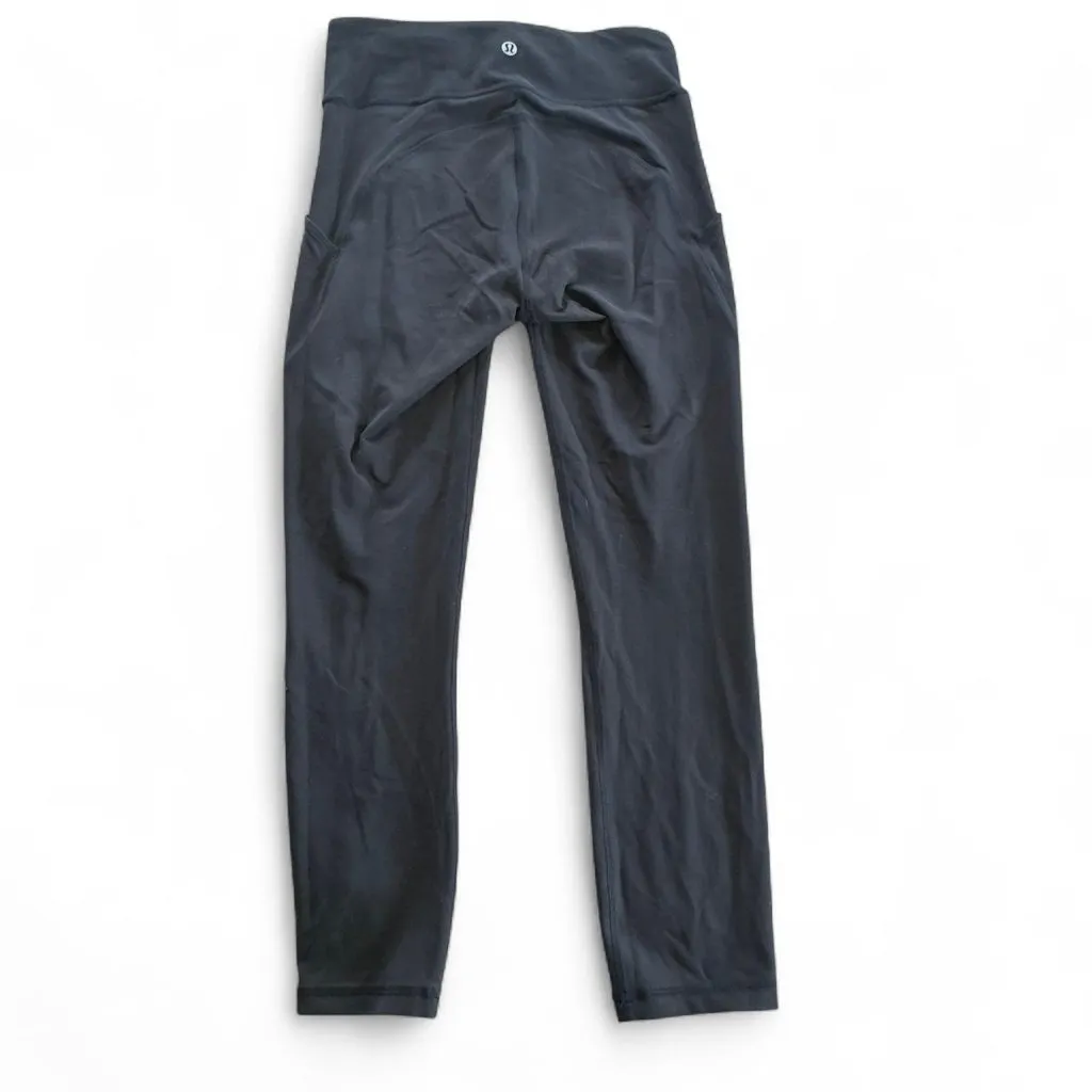 Lululemon Invigorate High-Rise Crop 23" Black leggings Size 4 W6BDVS - Image 2