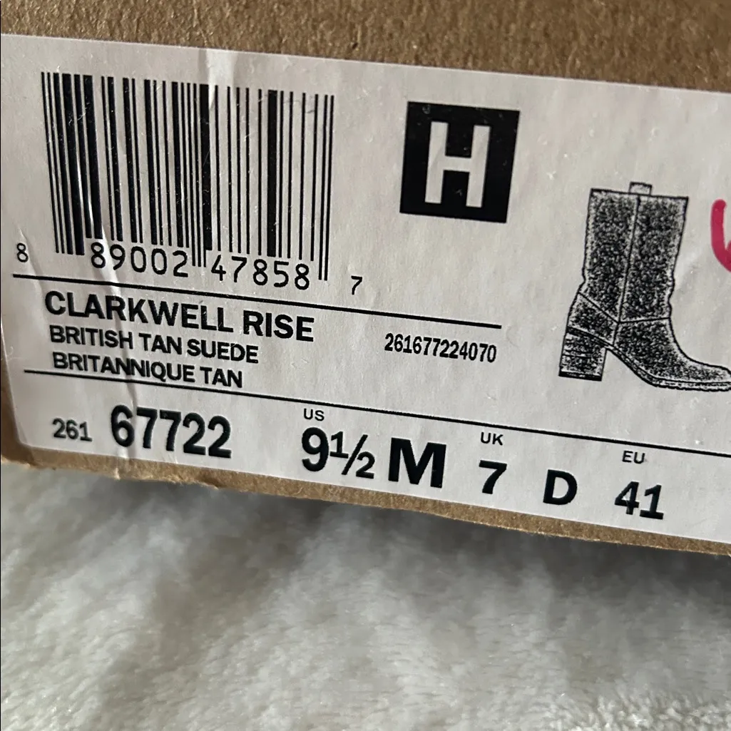 Clarkwell Rise Tall Boot brown 9.5 womens NEW - Image 4