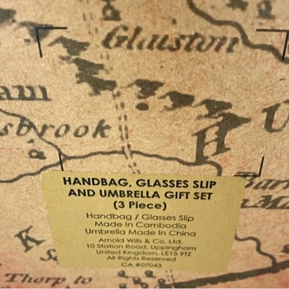 NEW British Bag Company Wool Crossbody Bag Umbrella & Glasses Sleeve - Image 3