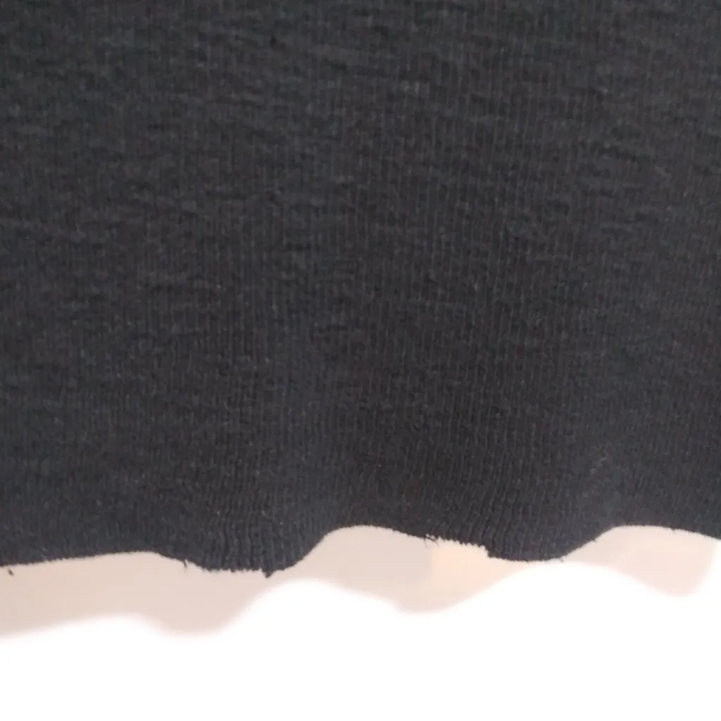 Free People Striped Color Block Long Bell Sleeve Linen Sweater Mini Dress Size M - Image 6