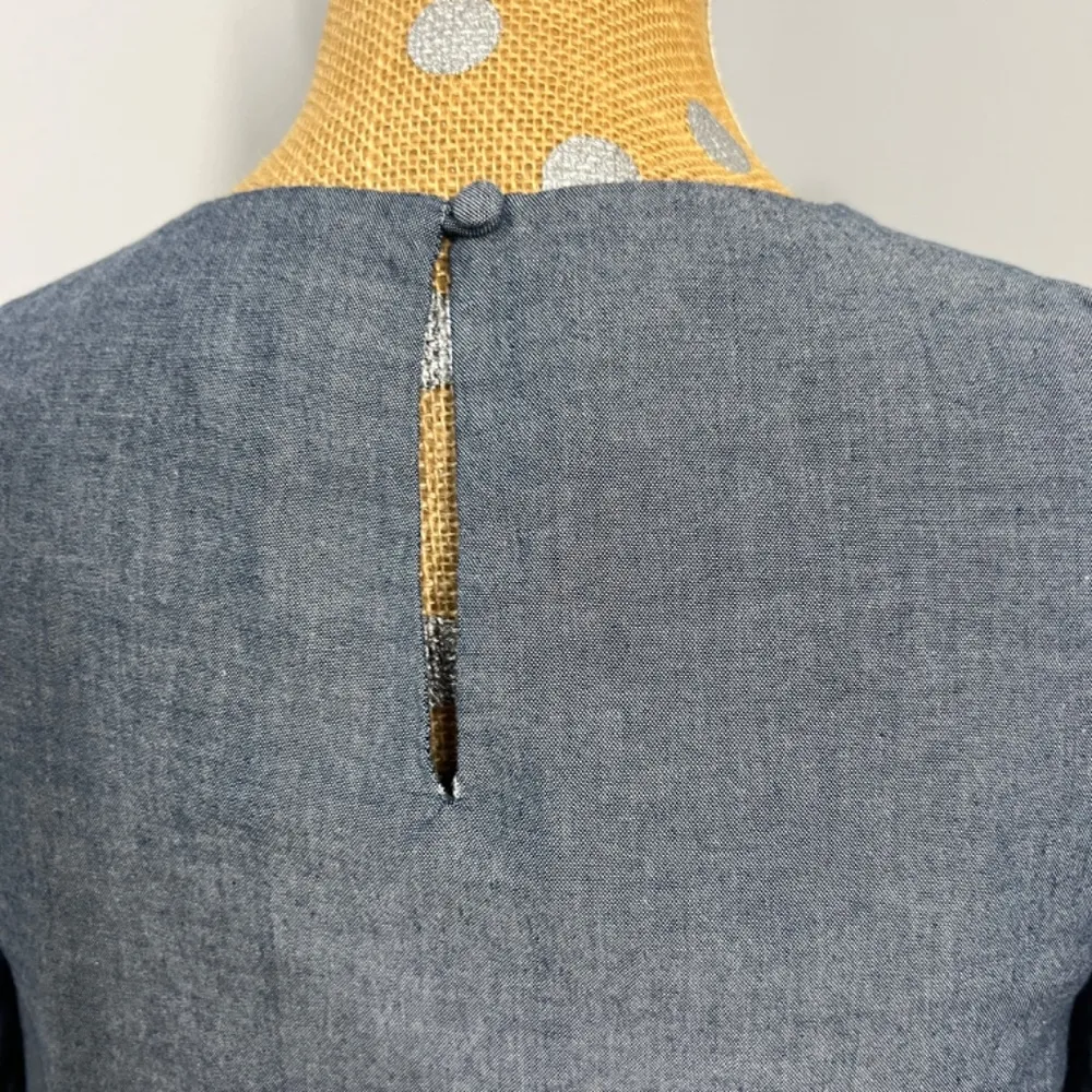 RO &  DE cut out denim blouse - Image 4