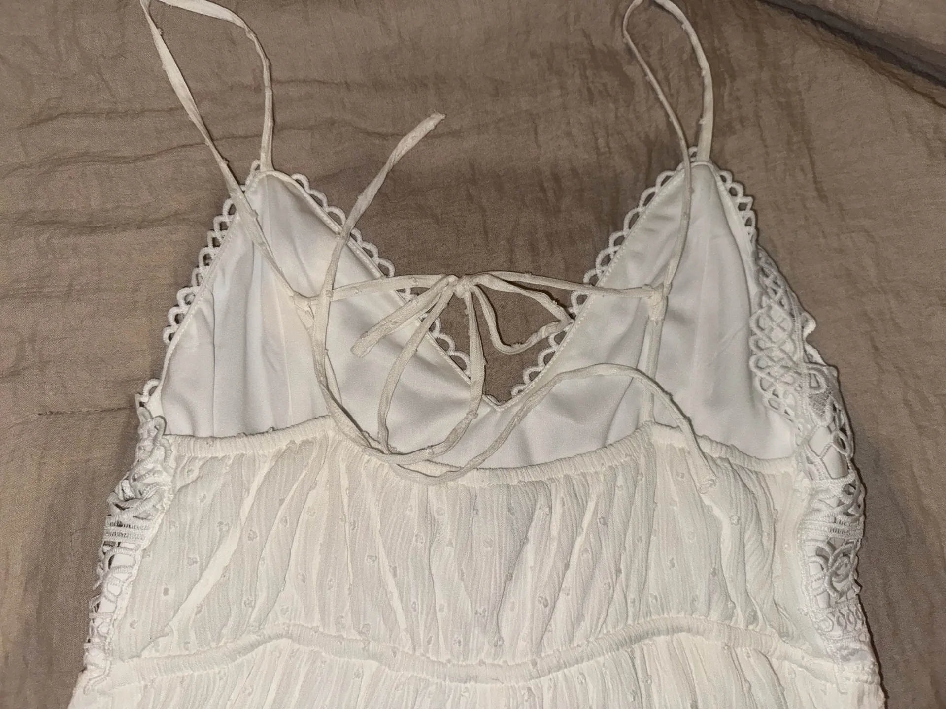 White Mini Dress - Image 8