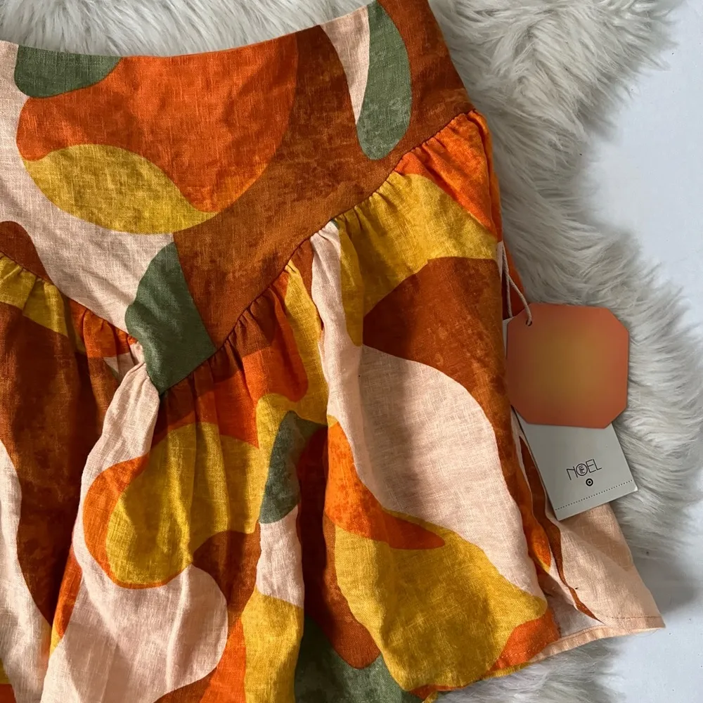 Fe Noel x Target Mini Skirt Orange Size 6 - Image 4