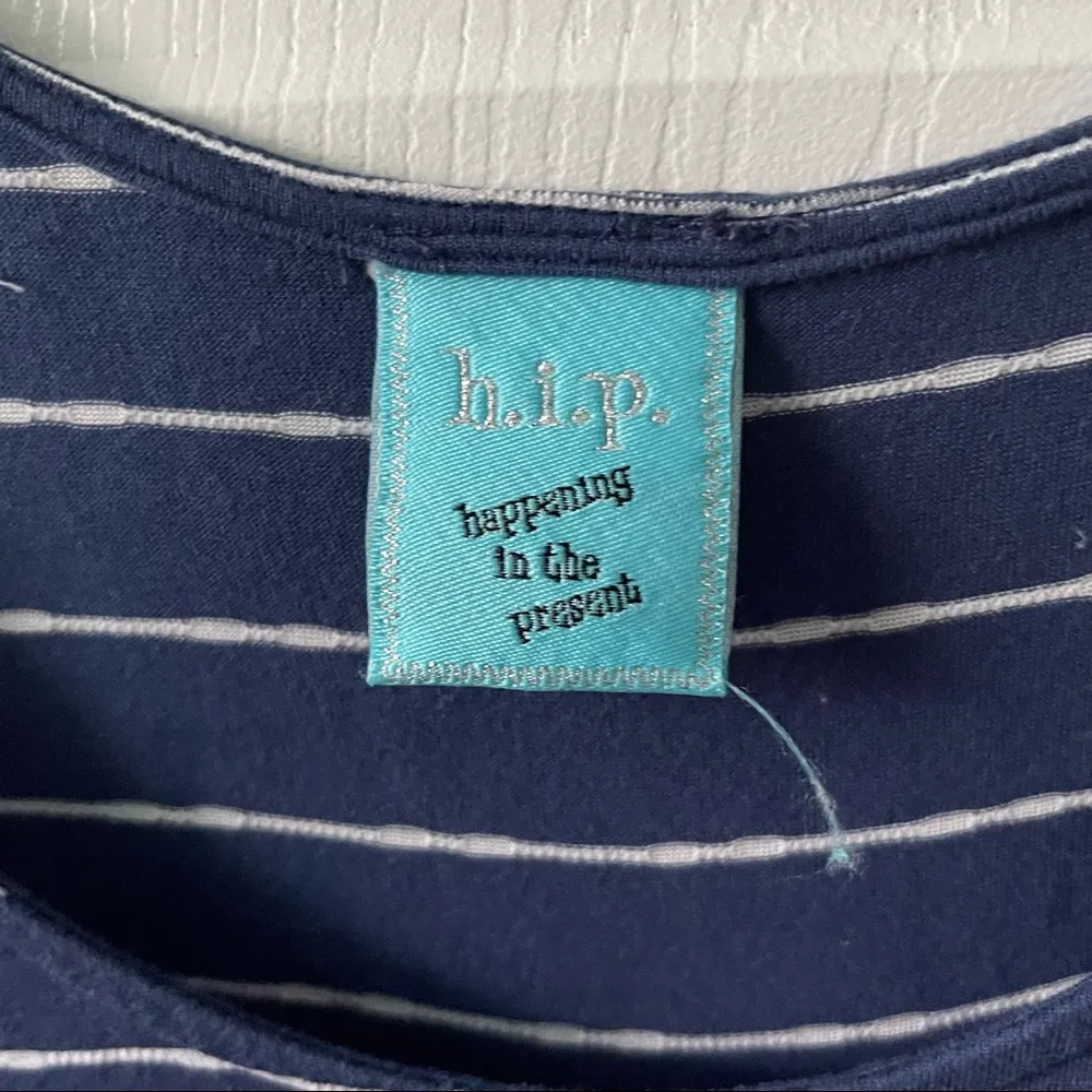 ♥️ 3/$12 Navy and White Striped Tank - Image 4