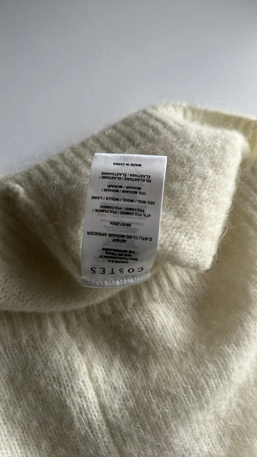 Costes cream sweater vest White Size XS - Image 3