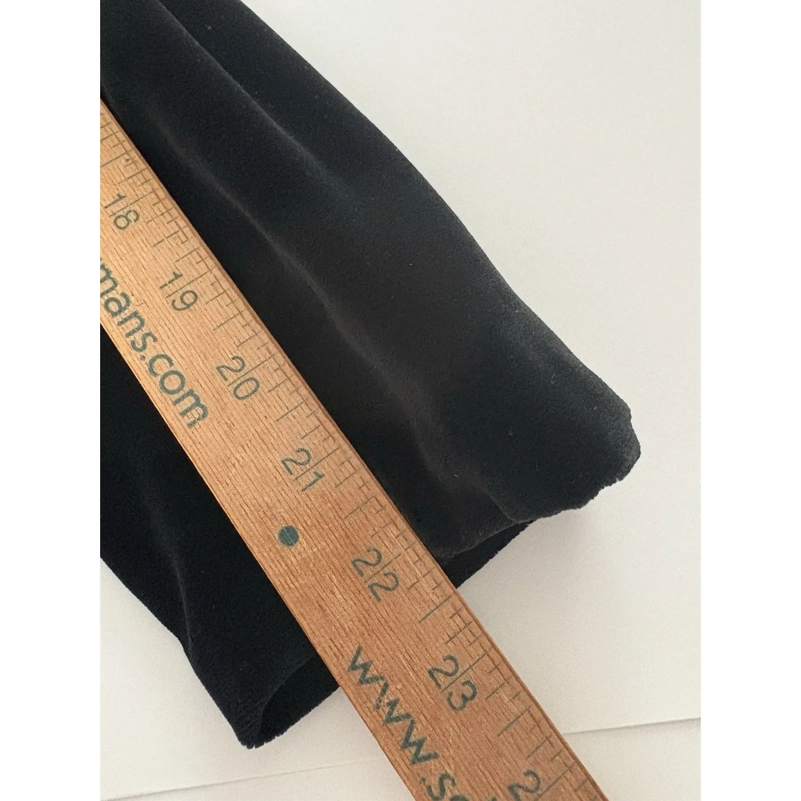 Vintage Black Velvet Blazer Size 9 Two Button Dark Romance GothV Victorian - Image 14