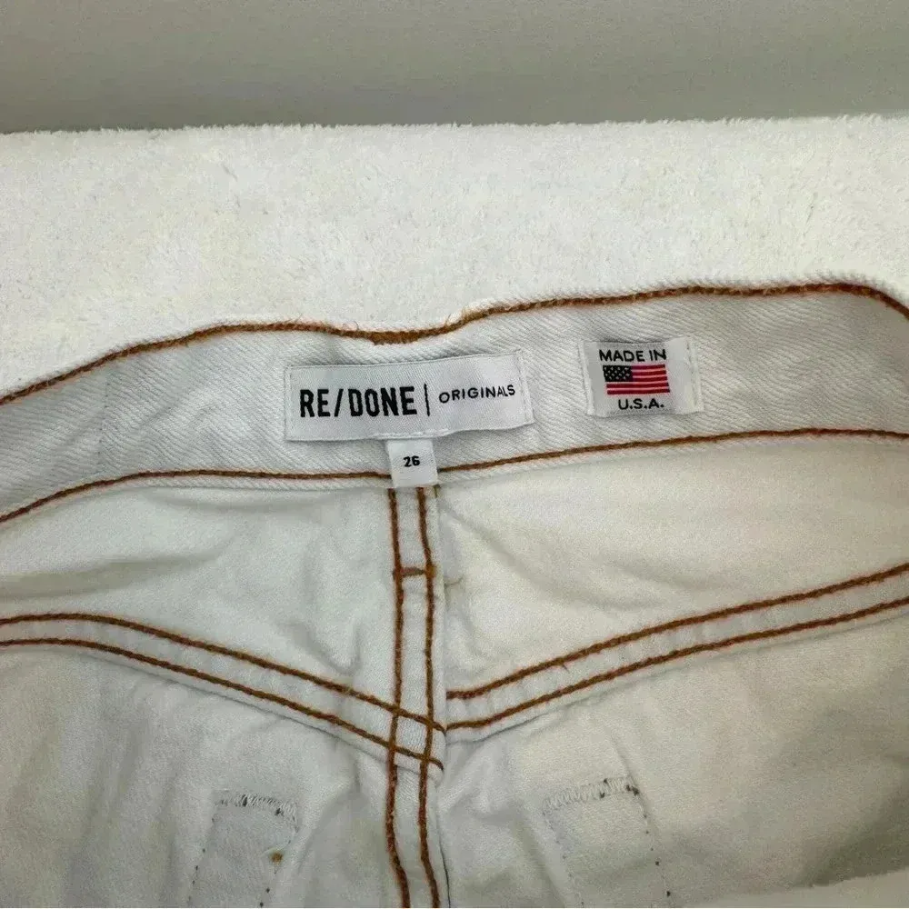 Re/done originals the long short bermudas sz 26 White - Image 9