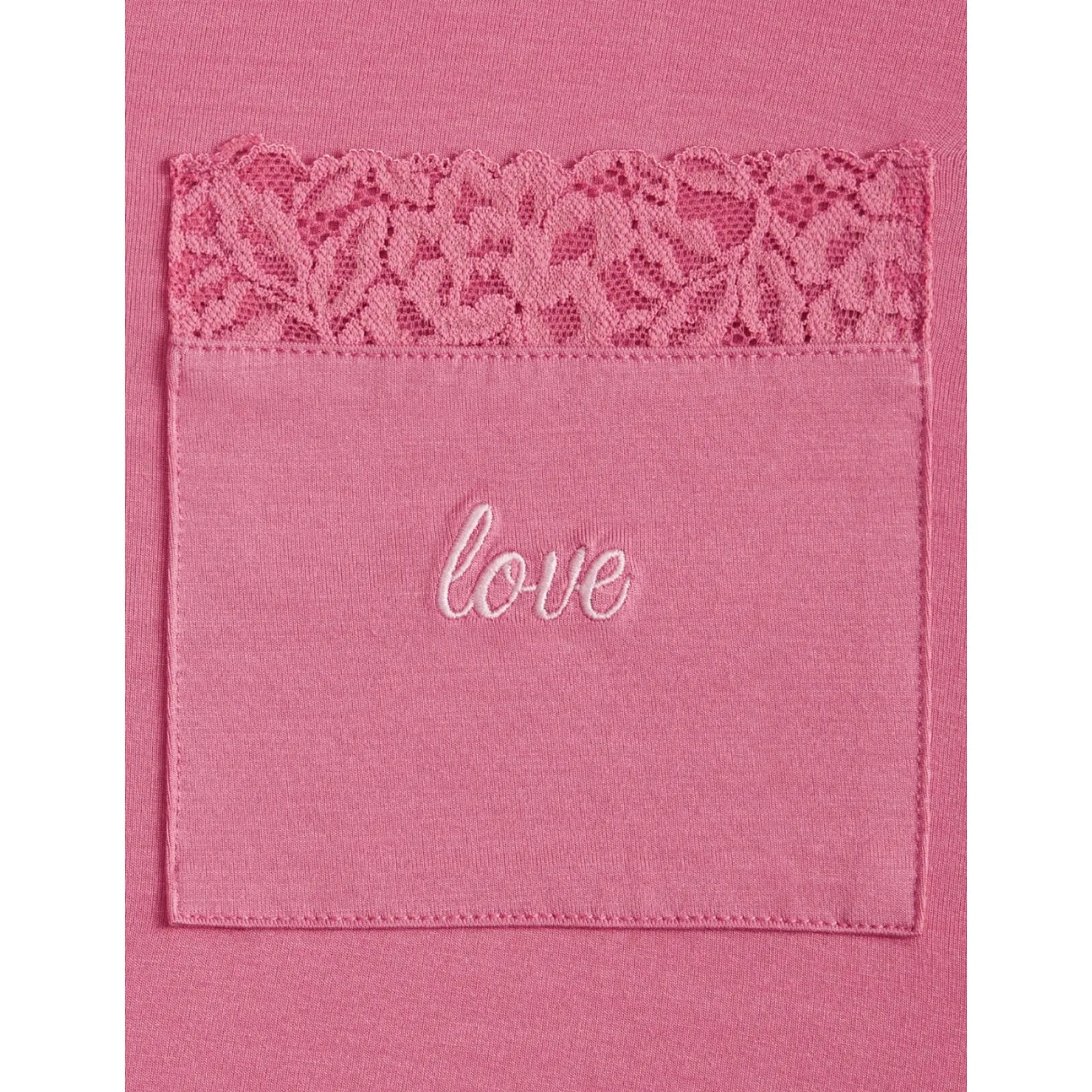 New State of Day Women's Love Size Med Berry Breeze Pink 2 Piece Pajama Set - Image 3