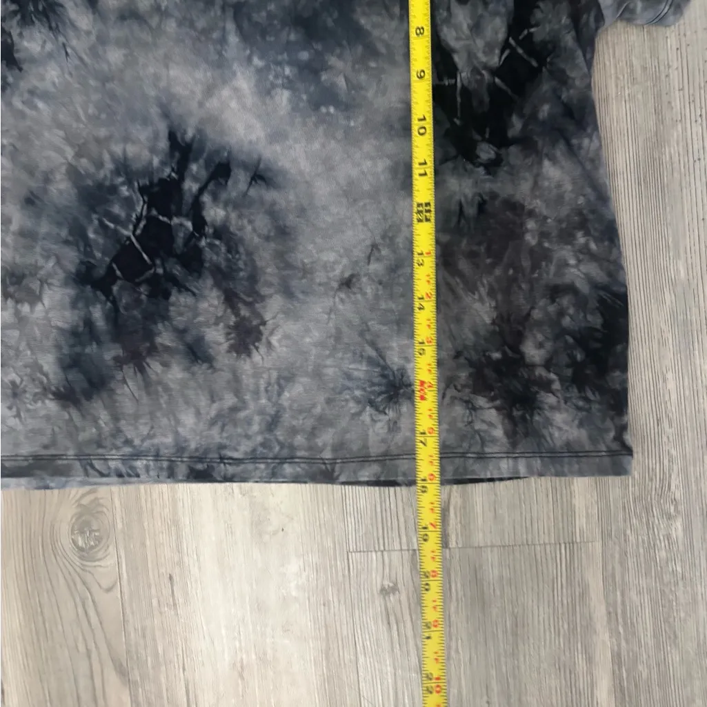 Bailey Blue Black and Gray Tie-Dye Short Sleeve Tee - Image 4