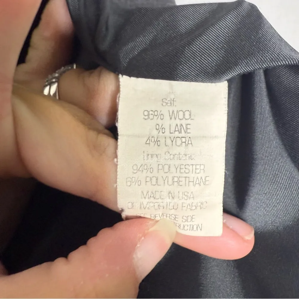 Theory Tailor Gabe B One-Button Blazer in Heather Barley – Size 6 - Image 7